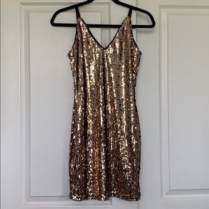 Sequin mini dress